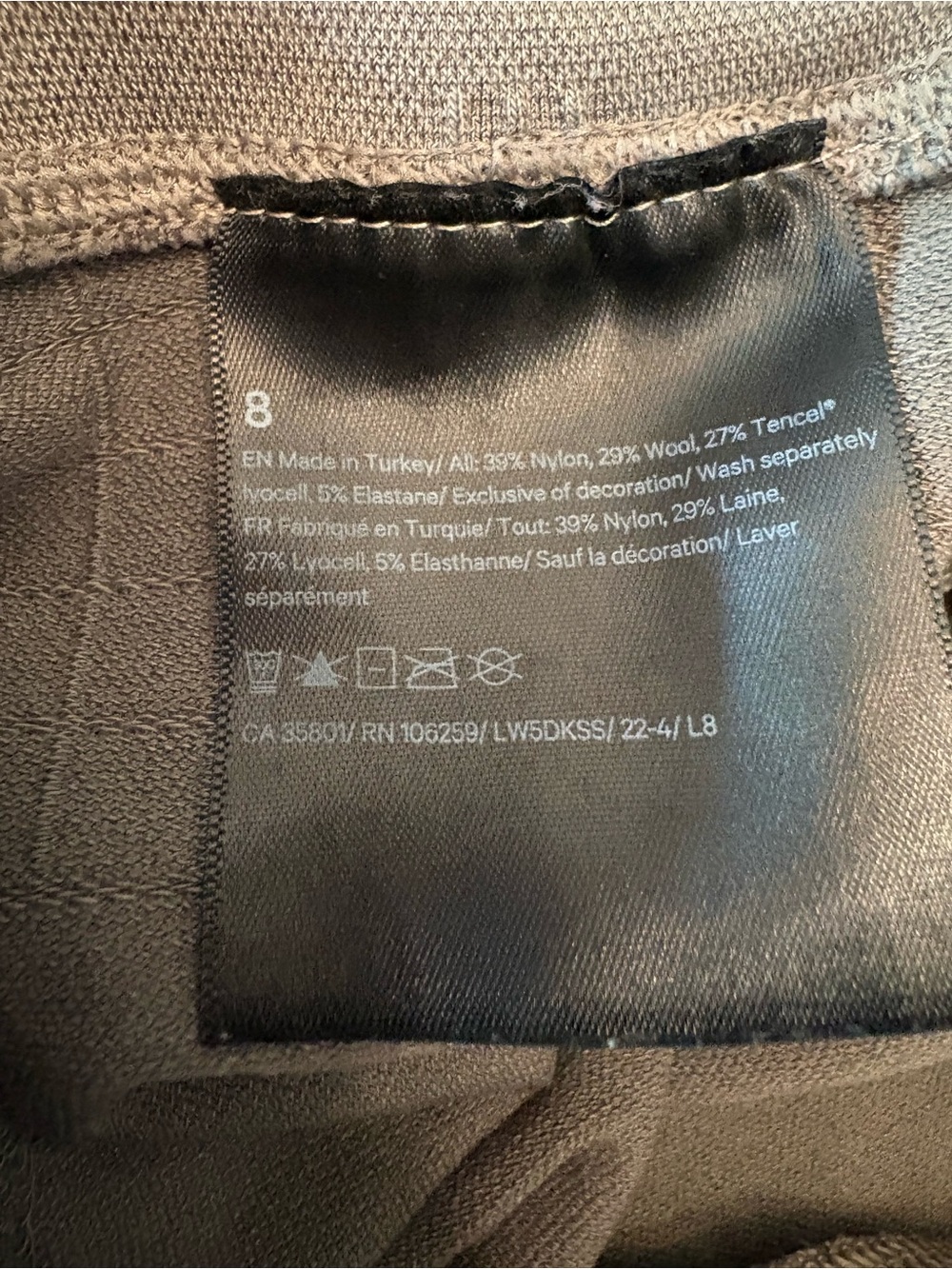 Lululemon Lab seamless wool blend tight rover size 8 - Picture 4 of 11